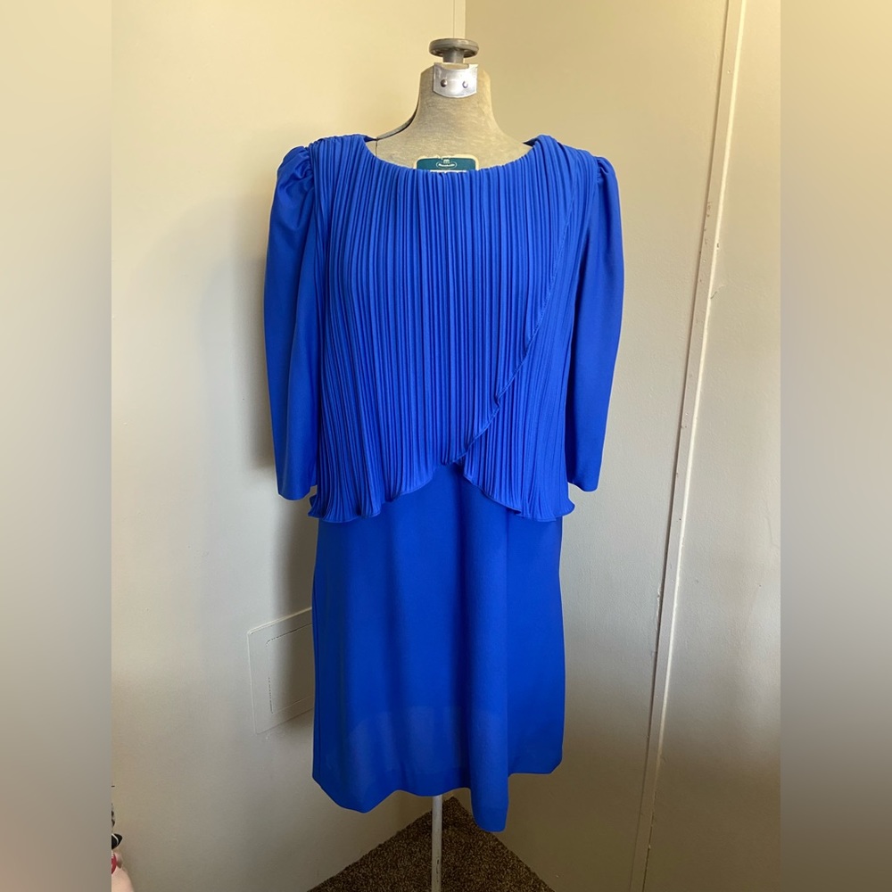 Sandi Dee Vintage Royal Blue Formal Dress Women’s 11/12